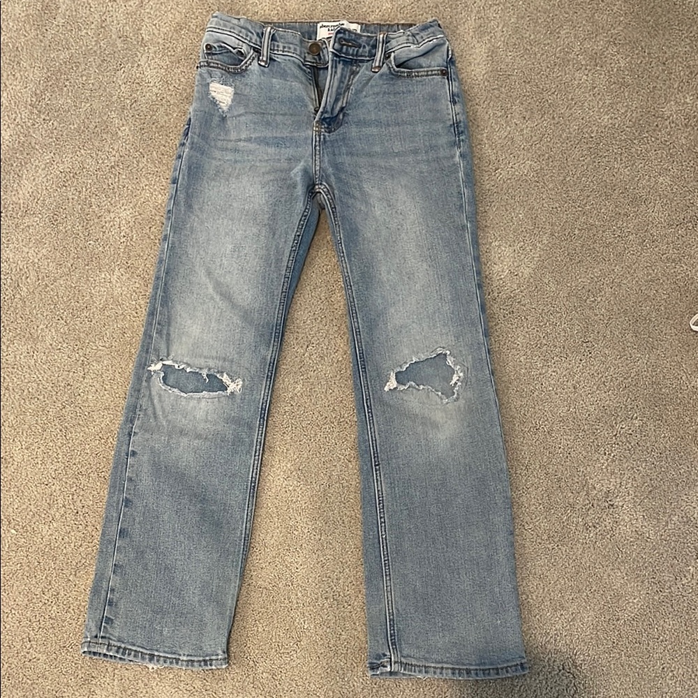 Boys, Abercrombie, kids boot cut blue jeans